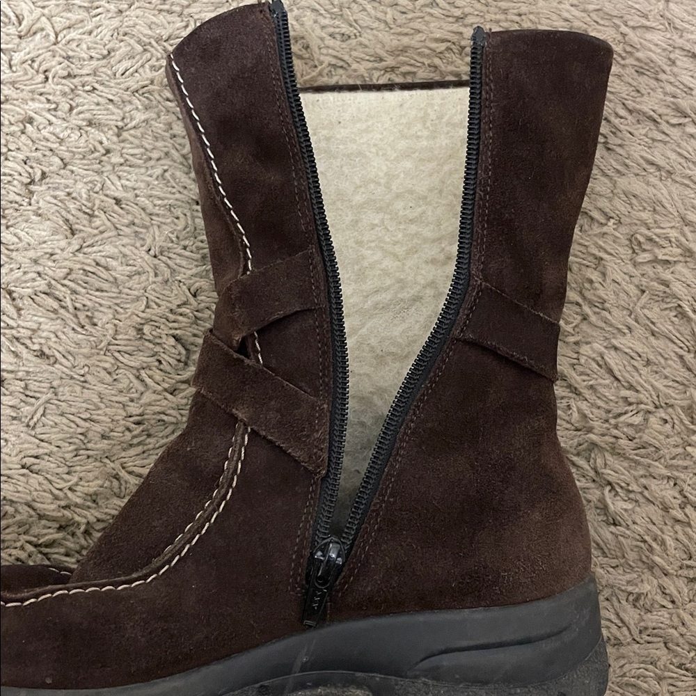 Rieker | Tex | Brown | Wrap Strap/Buckle | Mid Calf | Winter | Boots | Size 37 - Picture 8 of 16